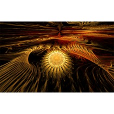 PRINT FRACTAL ART Emergence From the Clouds